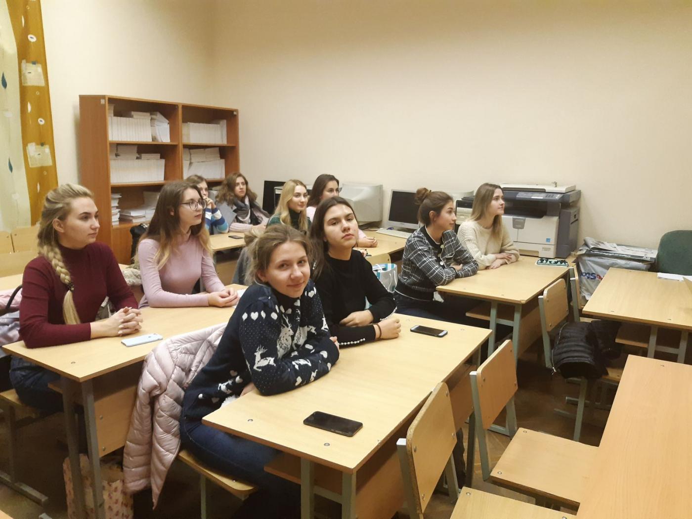 Заседание студенческого научного бюро и его актив